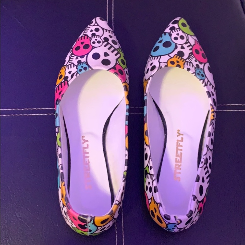 Streetfly skull flats